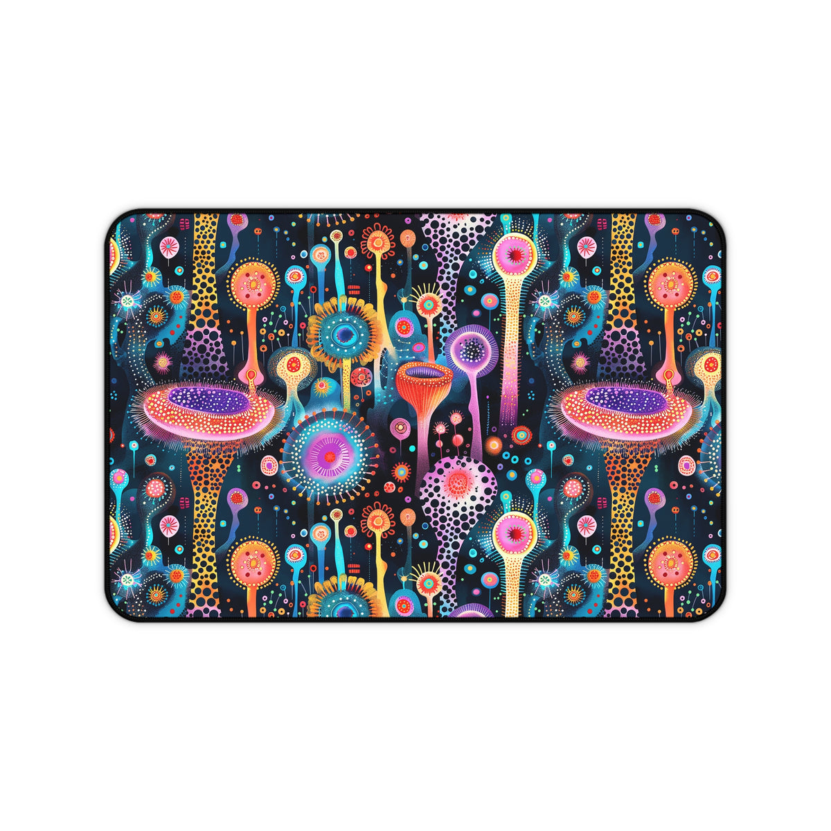 Surreal Seascape Forest Desk Mat (Desk Pad) - Step into a Futuristic Dreamscape! Available in 3 sizes.