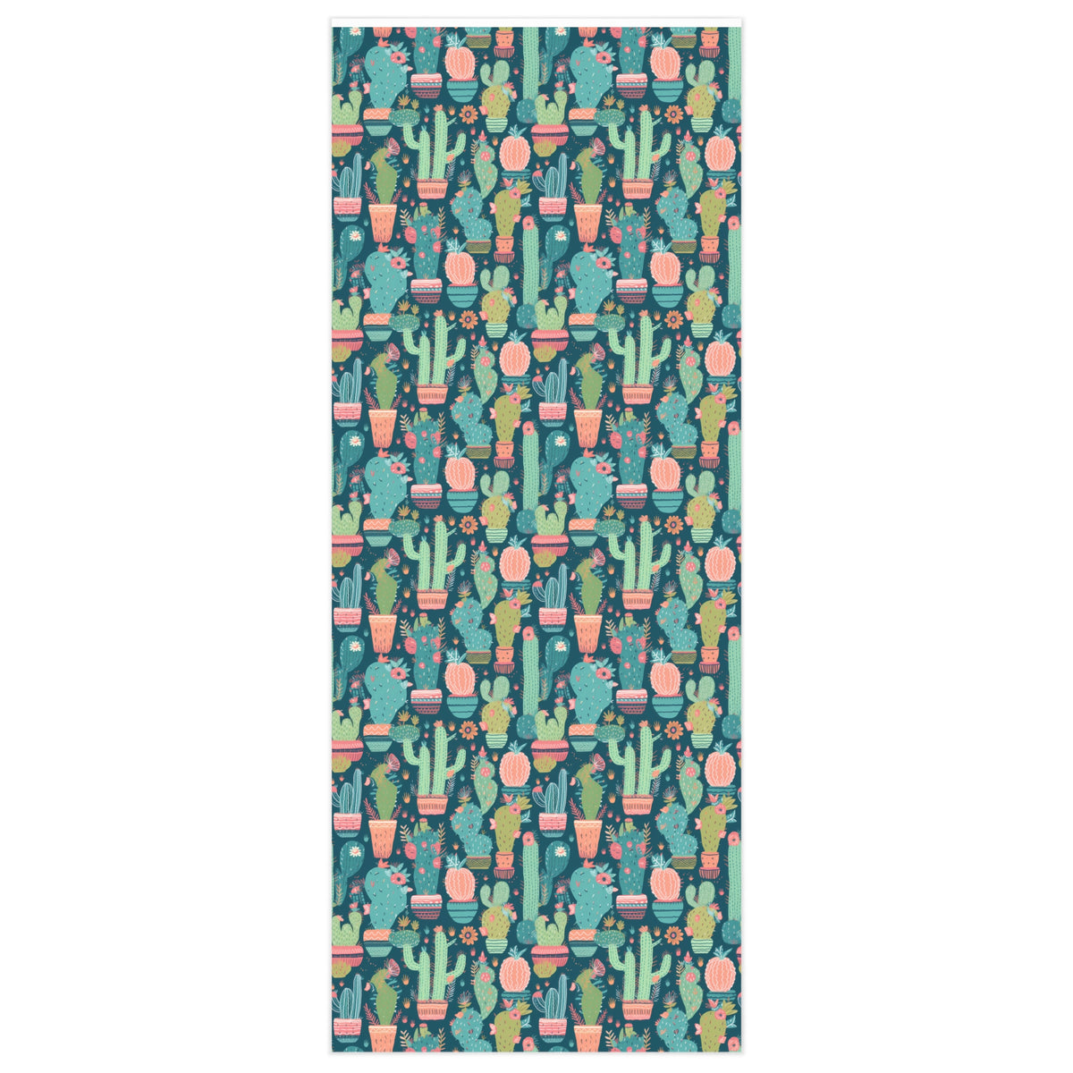 Cactus Cacophany Wrapping Paper. Add a Whimsical Cactus Touch to Your Gift! Available in 2 sizes.