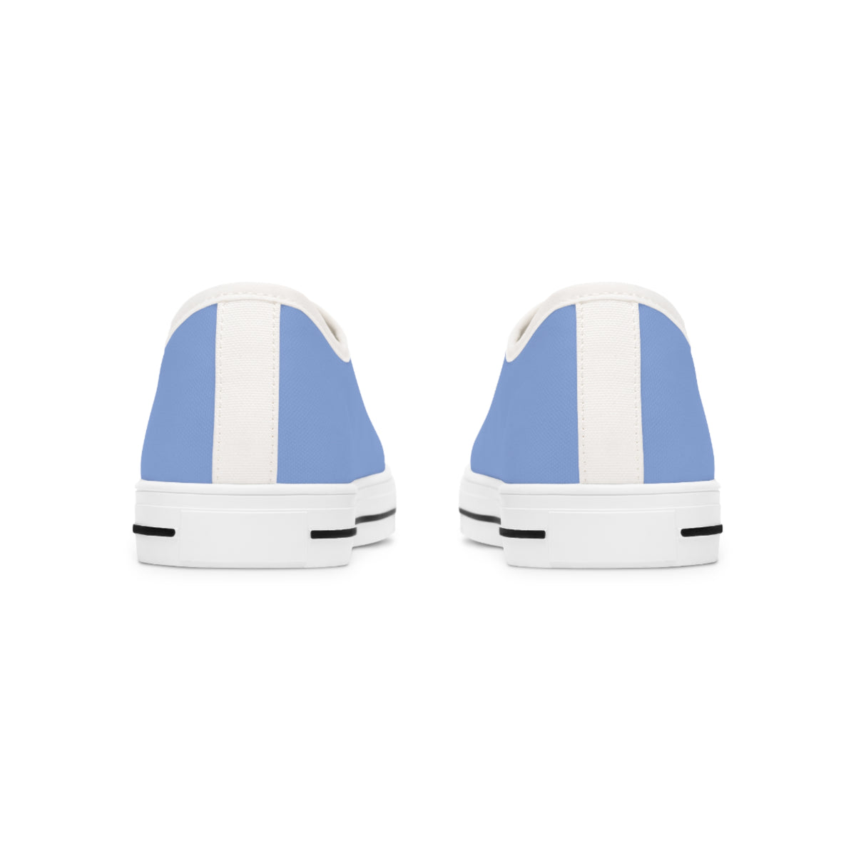Purple Daze Ladies' Two-Tone Low Top Sneakers - Step Into Whimsy – Where Cool Blues Meet Soft Purples!