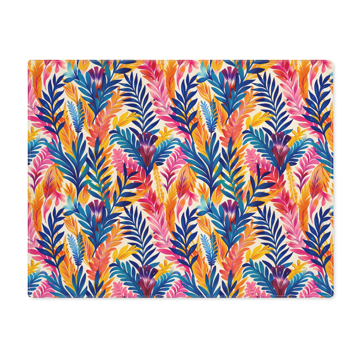 Fern-Tastic Whimsy Placemat - Whimsical Wonders at Your Table – Ferns in Full Bloom! Cotton Twill - 18" x 14"