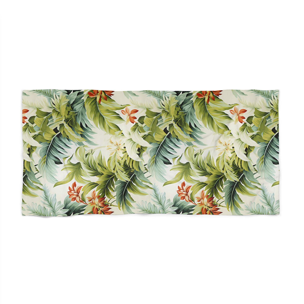 Tropical St. Lucia Palms Luxurious Beach Towel - Vibrancy Meets Comfort! Available in 2 sizes.