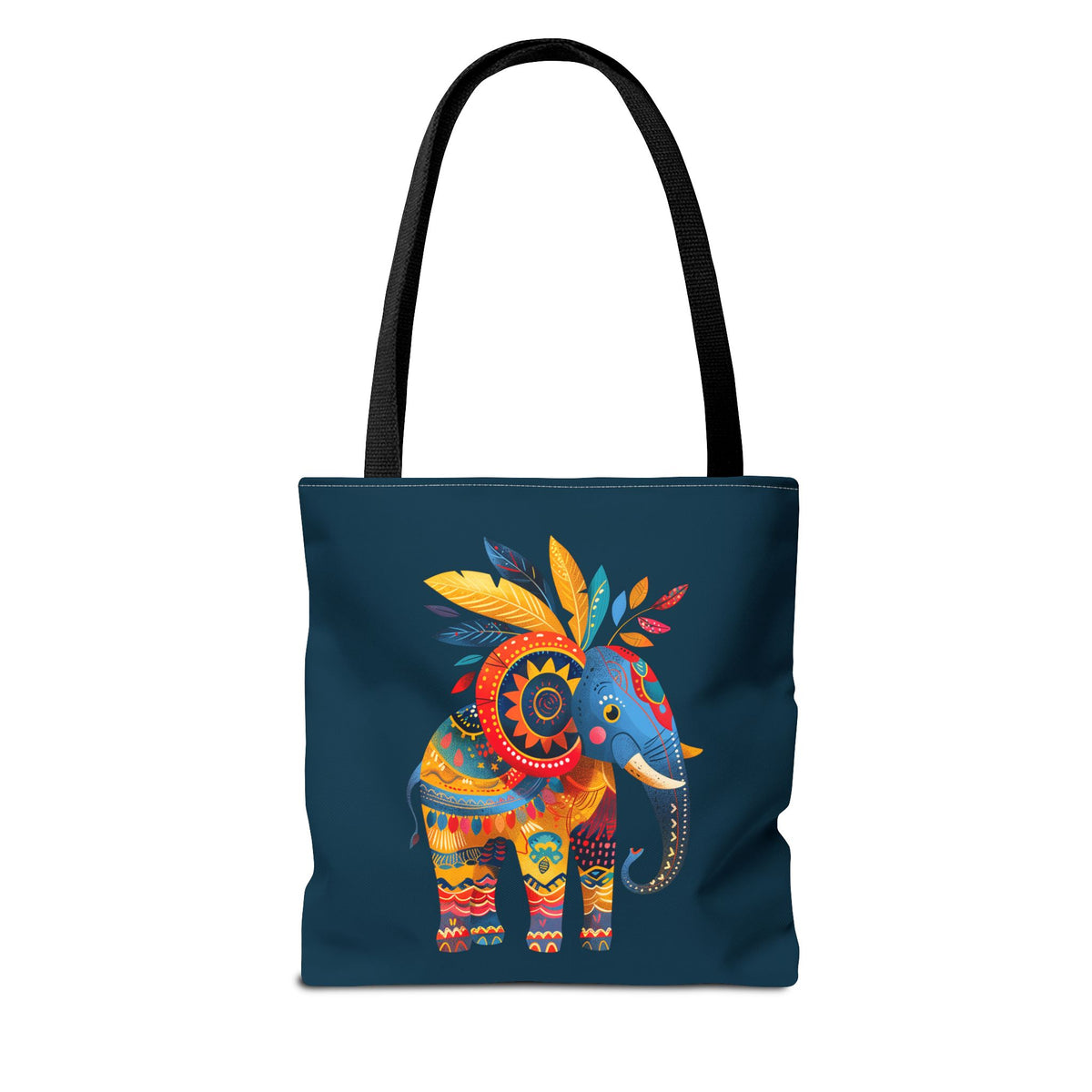 Ethnic Elephant Tote Bag - Carry the Spirit of the African Savanna with the Ethnic Elephant Tote! Available in 3 sizes.
