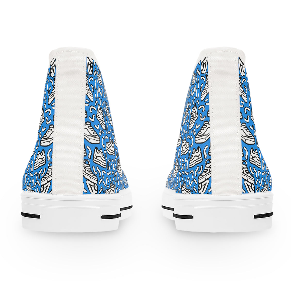 Kicks & Squiggles Ladies' High Top Sneakers - Step into Fun!