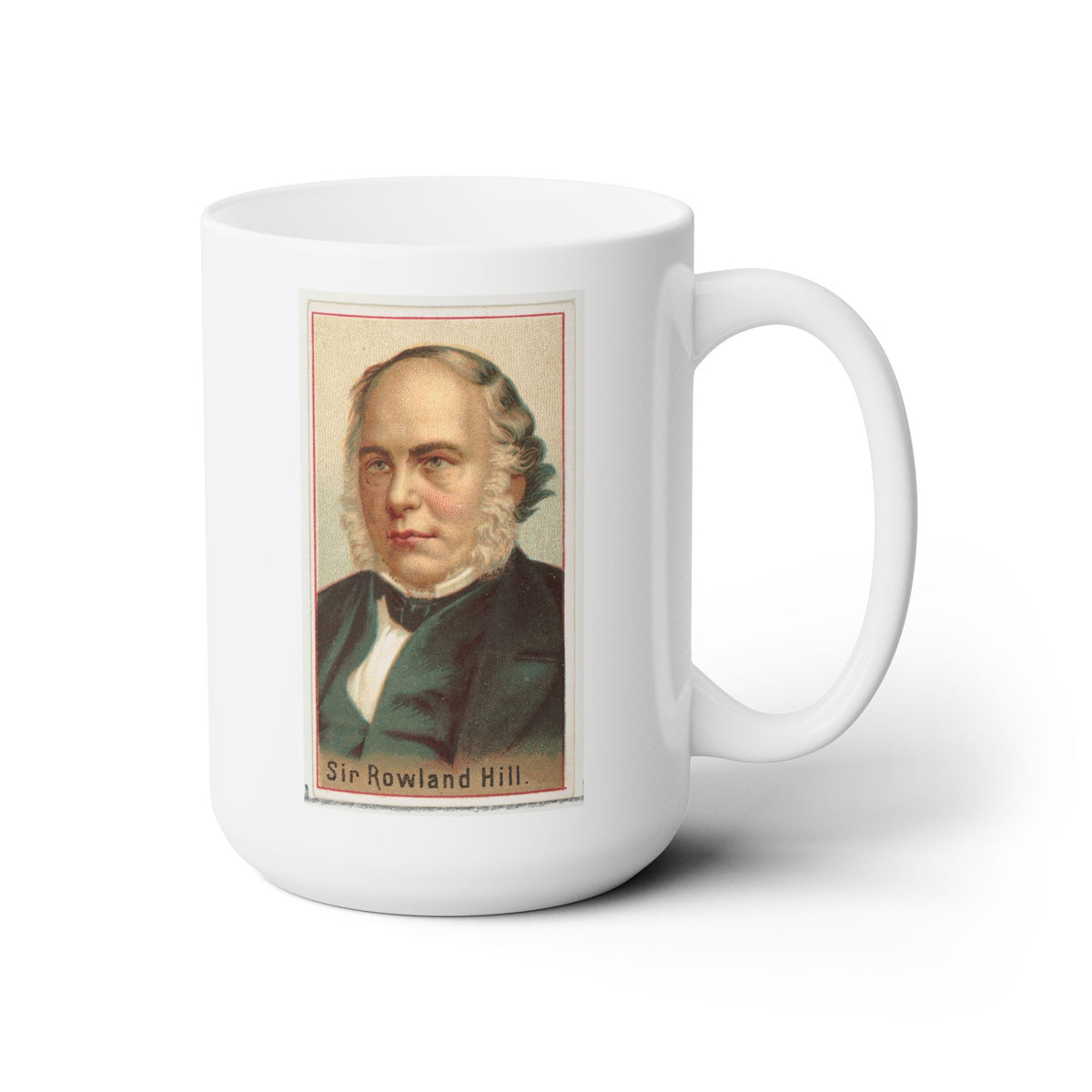 Inventor Series: Sir Rowland Hill Ceramic Mug - 15 oz - First-Class Sipping, Penny Post Approved!