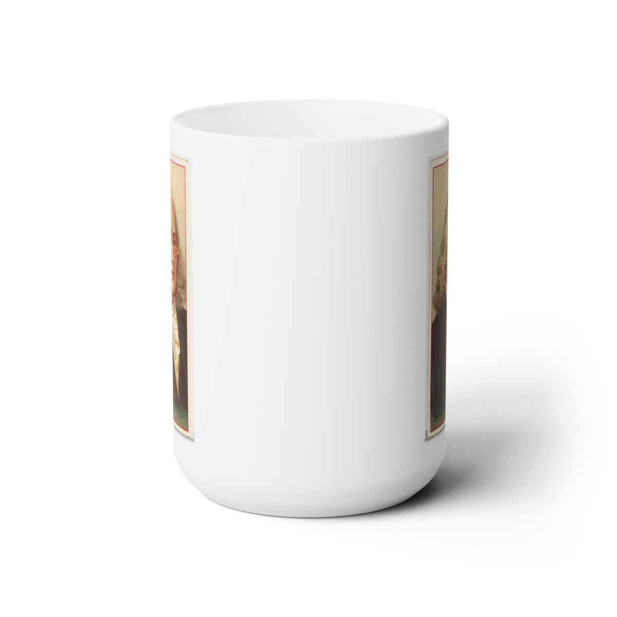 Inventor Series: Benjamin Franklin Ceramic Mug - 15 oz - Bright Ideas with Every Sip!