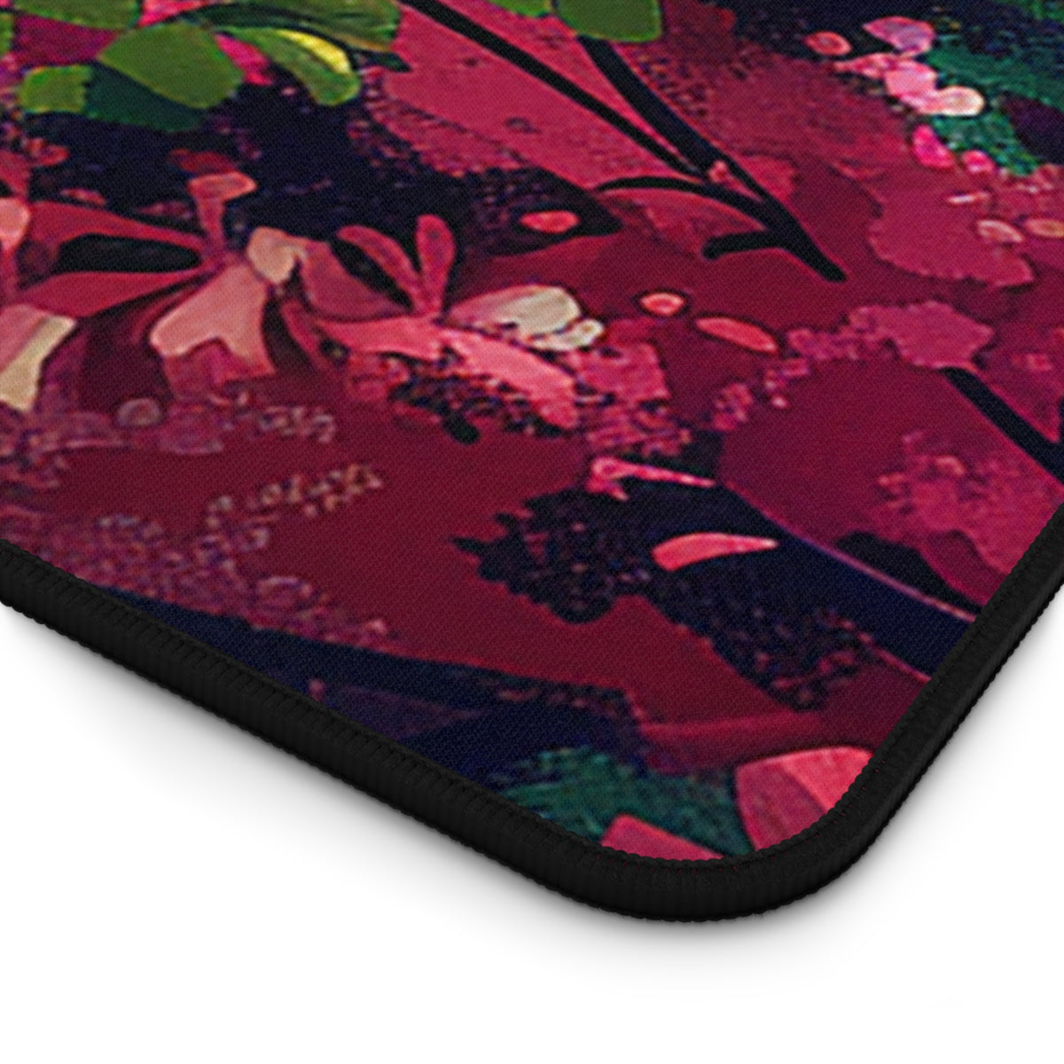 Bougainvillea Island Paradise Desk Mat (Desk Pad) - Escape to a Tropical Oasis with Every Task! Available in 3 sizes.