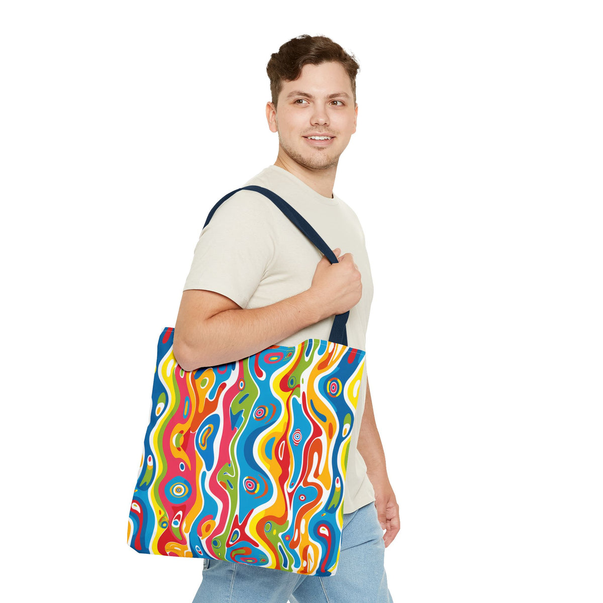 Melting Mirage Tote Bag - Flow Through Life in Artistic Style! Available in 3 sizes.