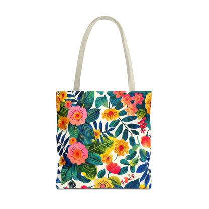 Blossom Bliss Tote Bag - Blossom with Joy on Every Adventure! Available in 3 sizes.