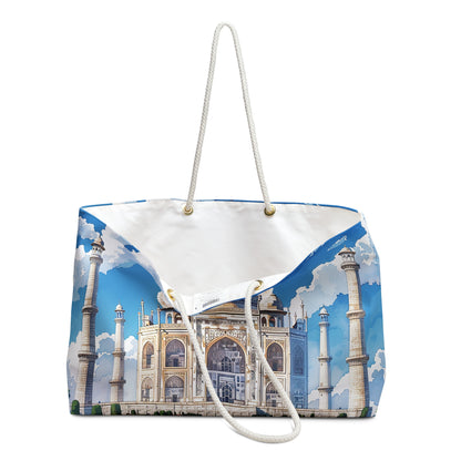 Majestic Taj Mahal Weekender Bag - Carry the Grandeur of the Taj Mahal Wherever You Go!