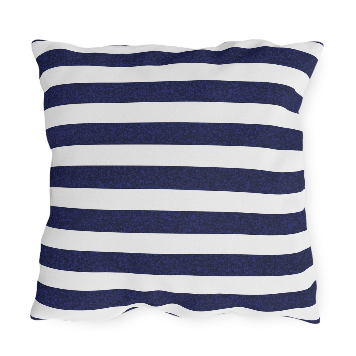 Classic Stripes Celebration Square Outdoor Pillow - Spun Polyester - Double-Sided Print - Concealed Zipper - Available in 3 sizes.