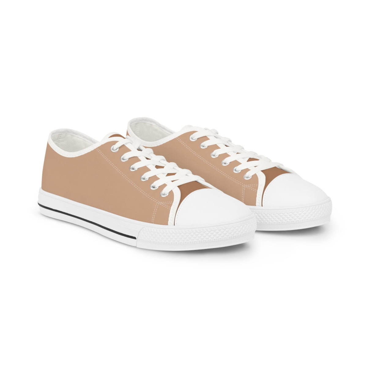 Sand Men's Two -Tone Low Top Sneakers - Elevate Your Step – Step Into Effortless Style – Where Neutral Tones Meet Modern Refinement!