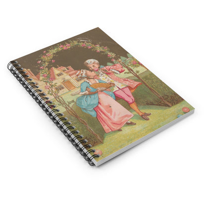 Vintage Romantic Arbor Spiral Notebook - Ruled Line - Perfectly Designed for Inspired Writing!