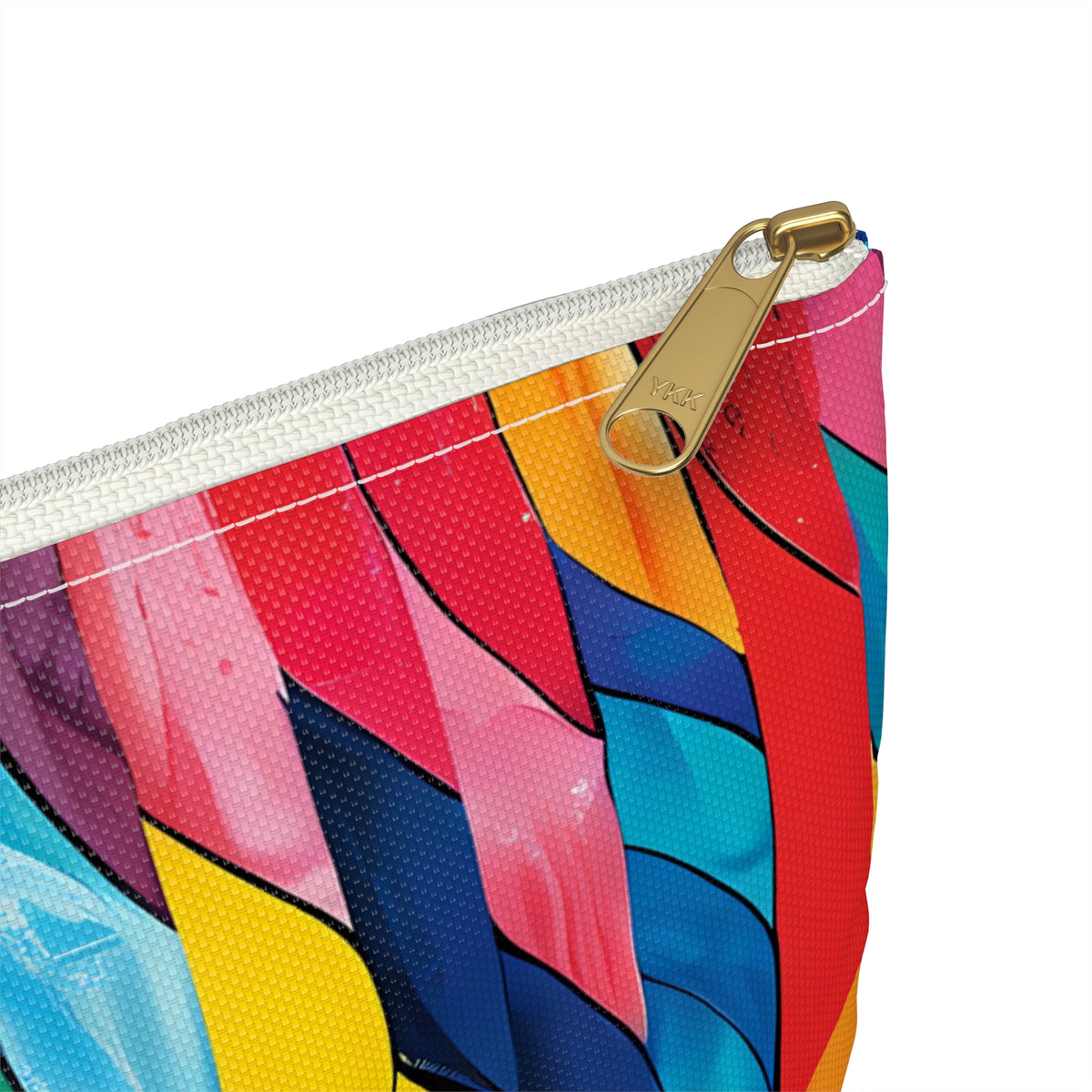 Retro Ripples Accessory Pouch - Ride the Waves of Retro Cool! Available in 2 sizes.