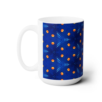 GeoSpark Ceramic Mug - 15 oz - Art on Every Side, Morning Approved.