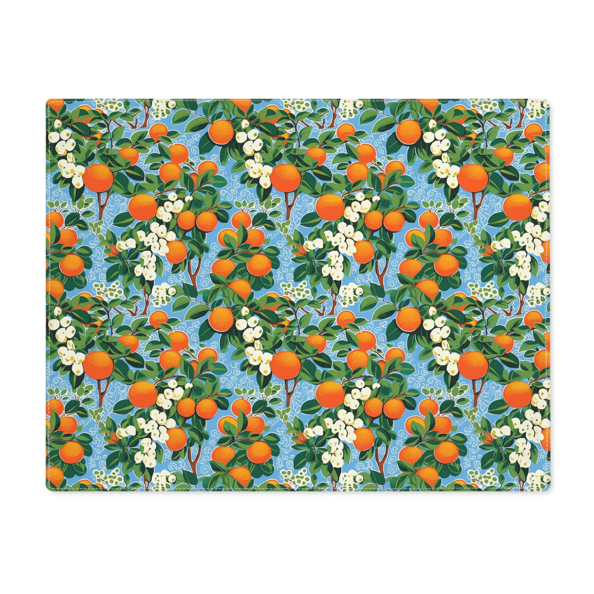 Citrus Blue Bliss Placemat - 18" x 14".