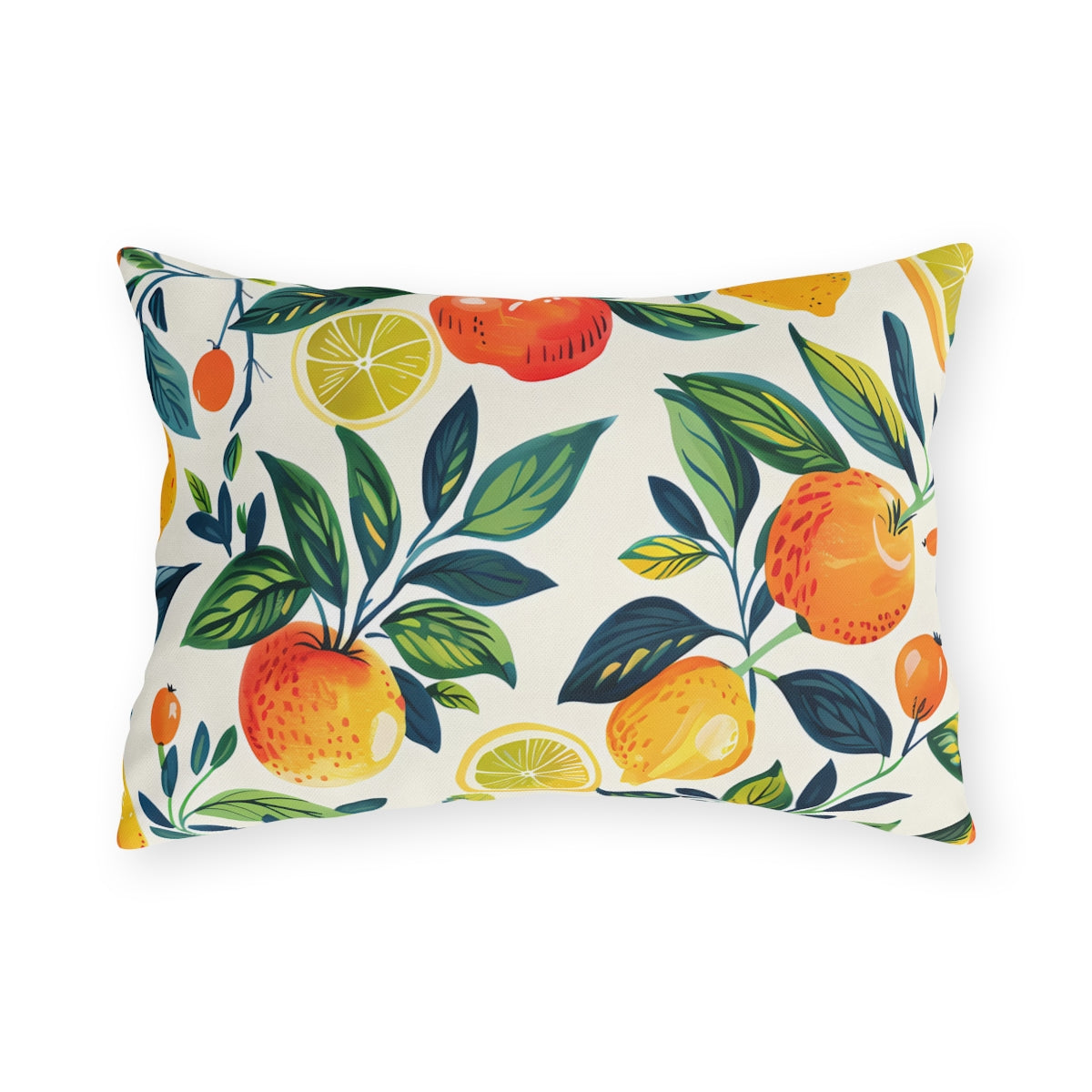 Citrus Breeze outdoor lumbar pillow product view