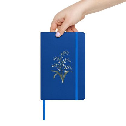 May Birth Month Flower - Lily of the Valley Hardcover Bound Notebook - Let May Flowers, Lily of the Valley, Inspire You! Available in 4 colors.