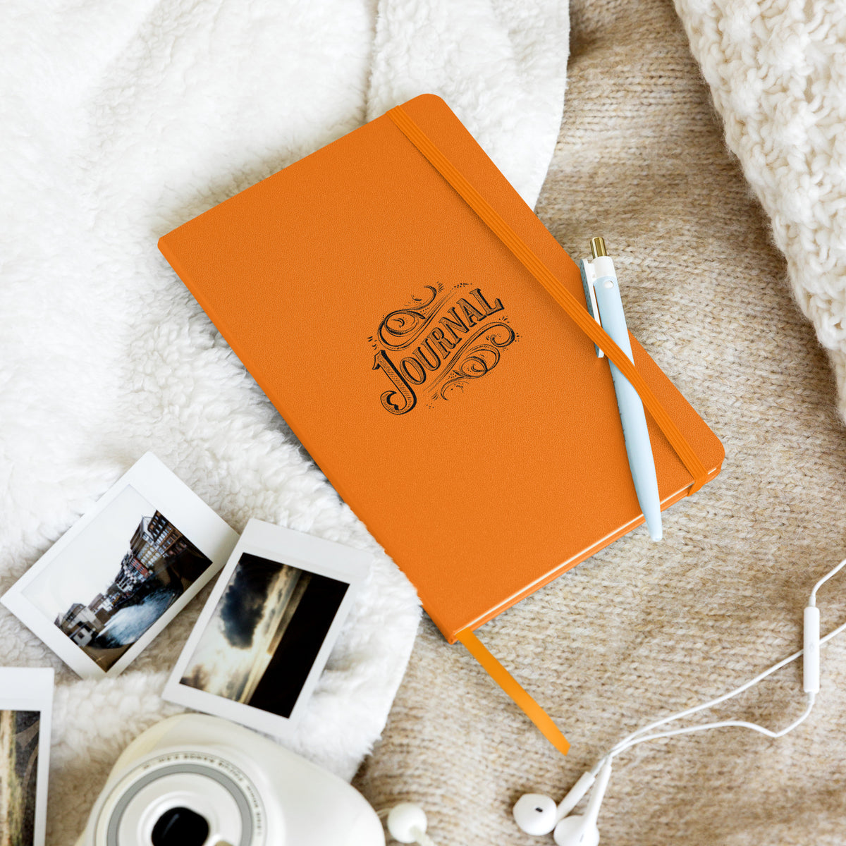 Nostalgic Journal Hardcover Bound Notebook - Available in 6 colors.