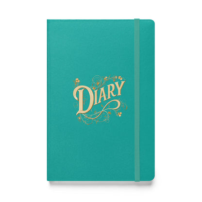 Nostalgic Diary Hardcover Bound Notebook - Available in 4 colors.