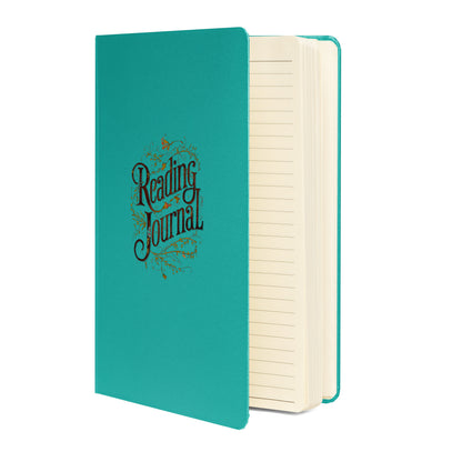 Nostalgic Reading Journal Hardcover Bound Notebook - Available in 4 colors.