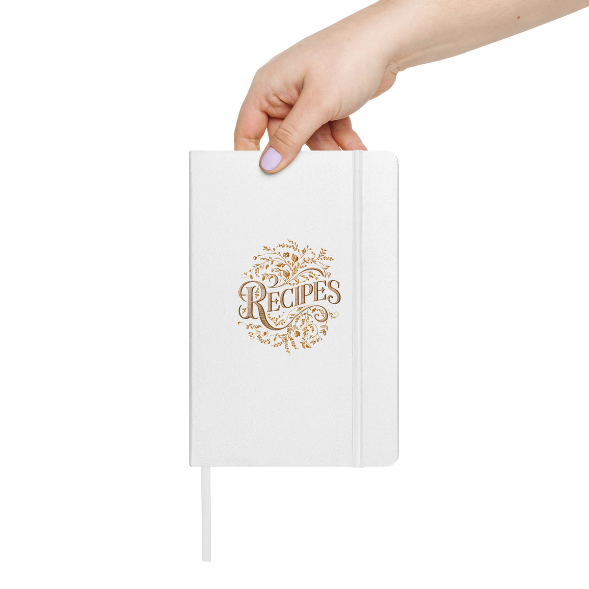 Nostalgic Recipes Hardcover Bound Notebook - Available in 2 colors.