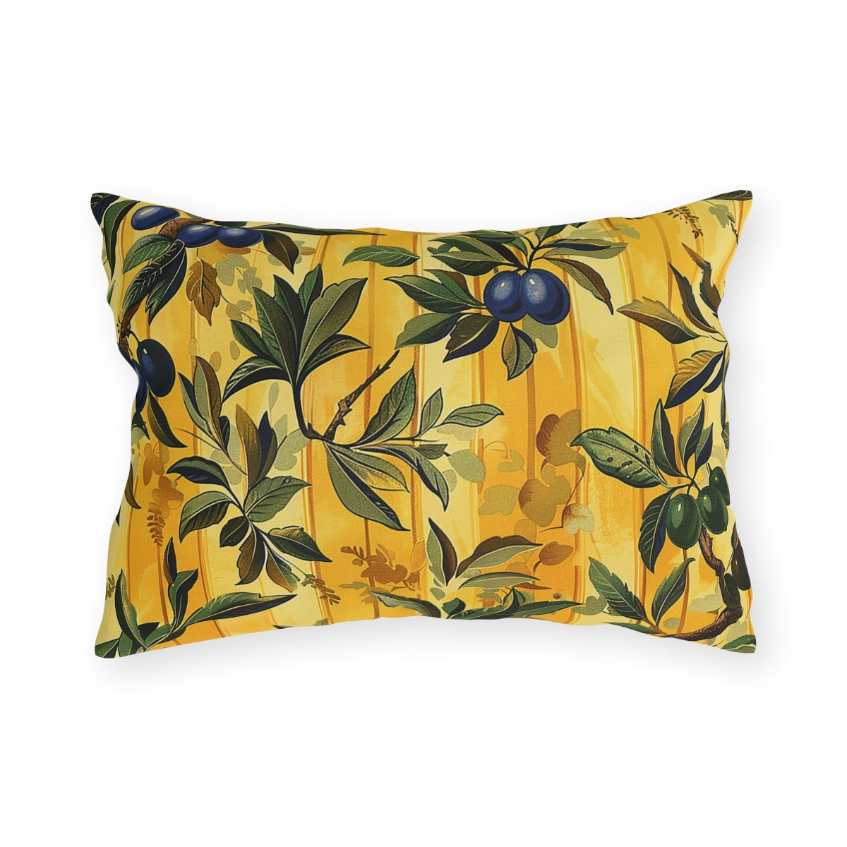 Olives & Sunshine Delight outdoor lumbar pillow product view