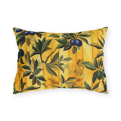 Olives & Sunshine Delight outdoor lumbar pillow product view