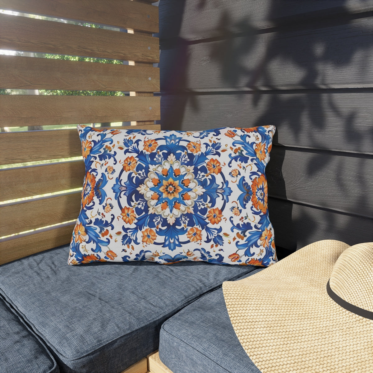 Sierra Blossom outdoor lumbar pillow product view
