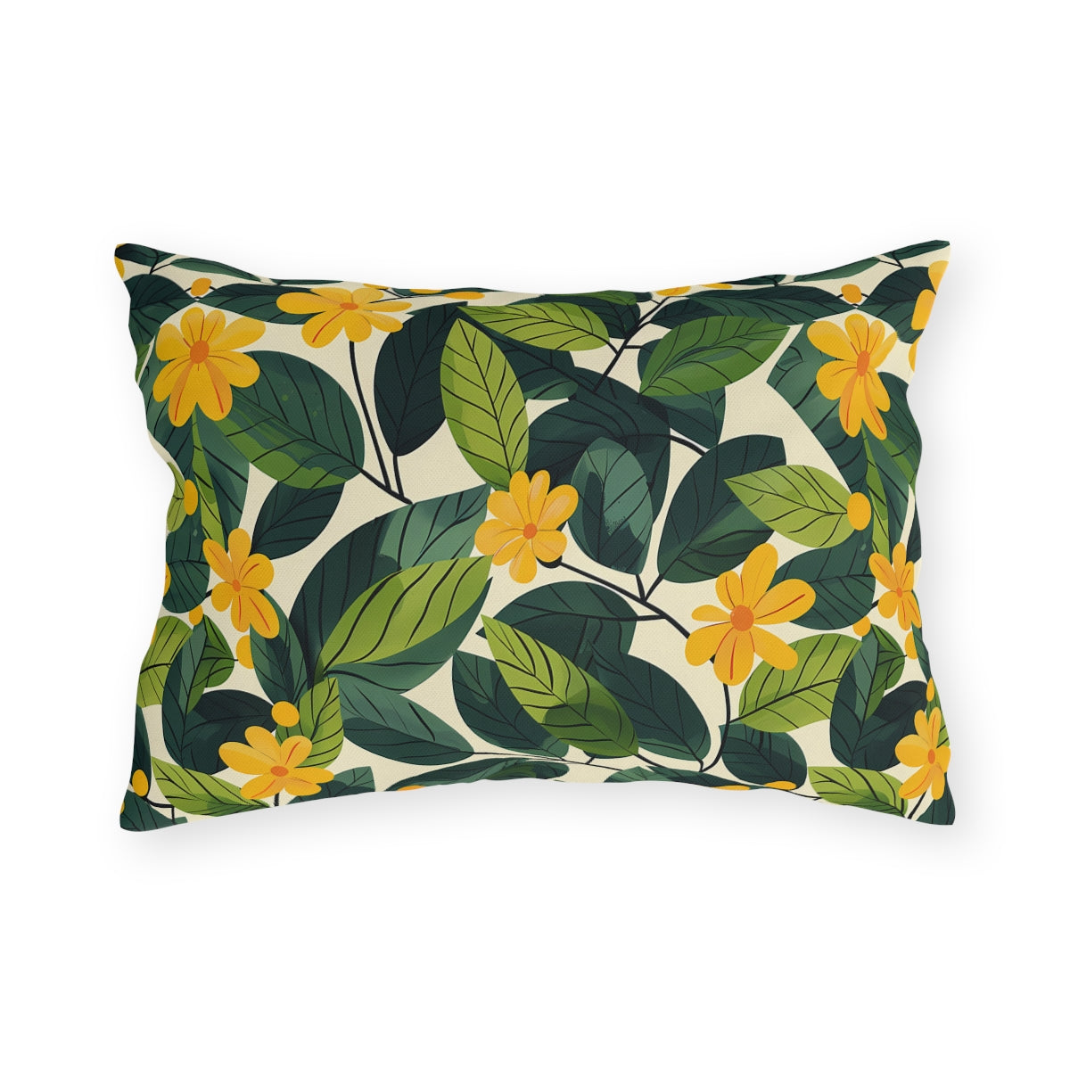 Sunshine Vines outdoor lumbar pillow product view
