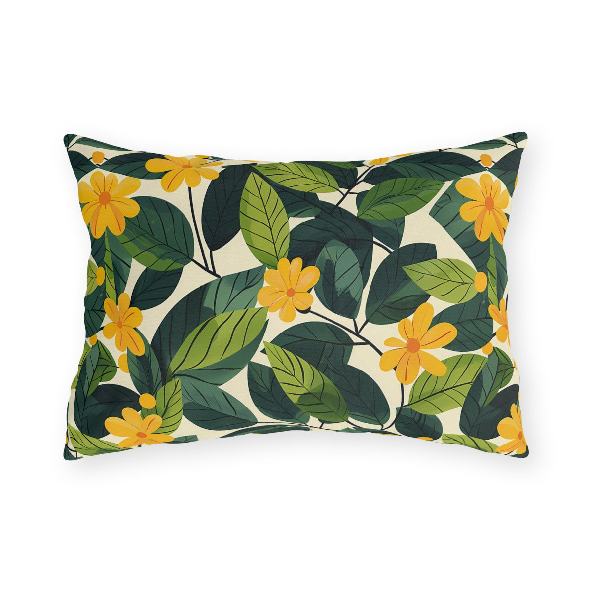 Sunshine Vines outdoor lumbar pillow product view