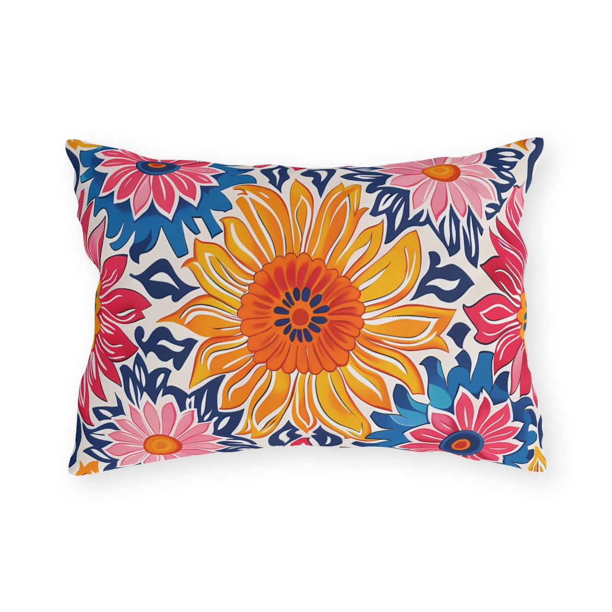 Sunsplash Petals outdoor lumbar pillow product view
