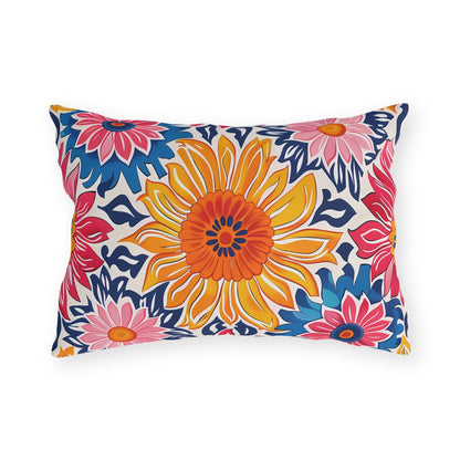 Sunsplash Petals outdoor lumbar pillow product view