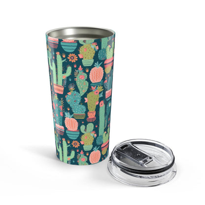 Cactus Cacophony Insulated Tumbler - 20 oz. Stainless Steel, Glossy Finish